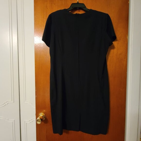 Norton McNaughton Black Dress Size 14 - Picture 2 of 3